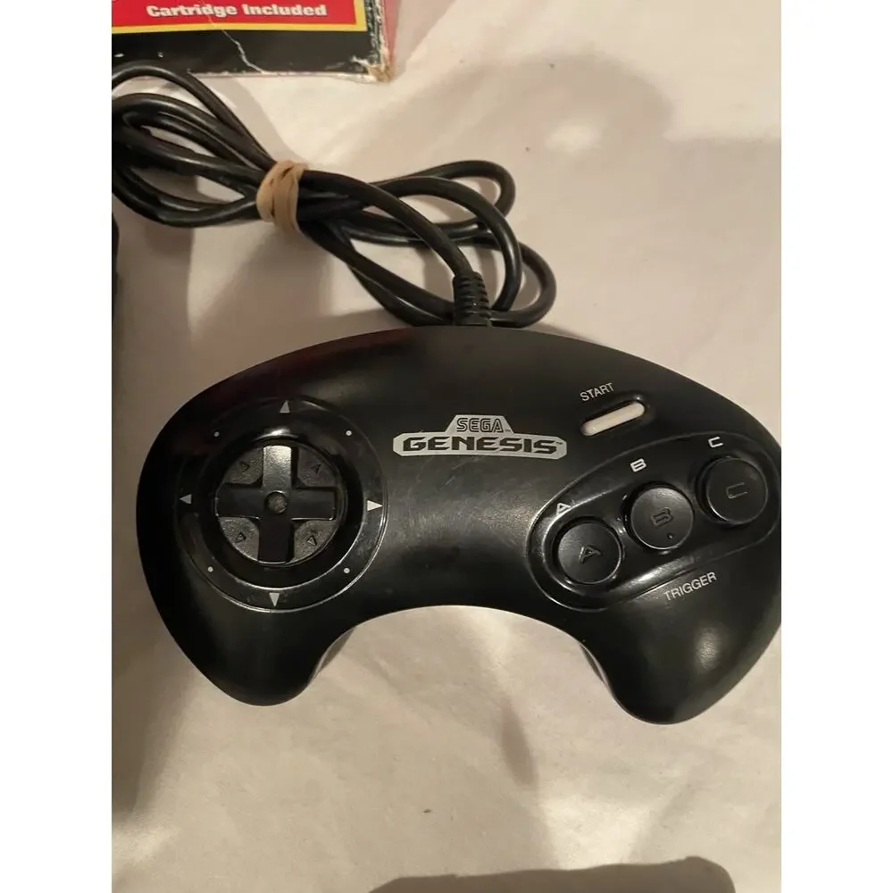 Sega Genesis Model 2 Console Sonic The Hedgehog 2 W/7 Added Games - Tested